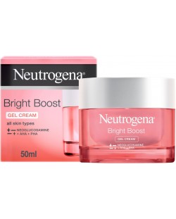 Neutrogena Bright Boost Озаряващ крем-гел за лице, 50 ml